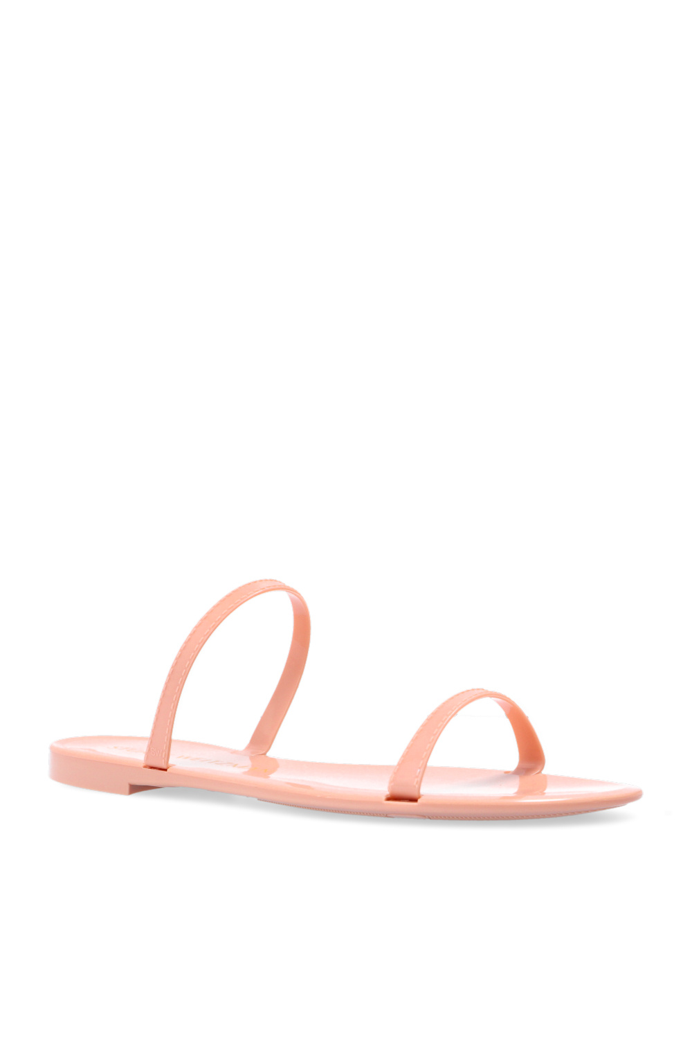サンダル・ミュール STUART WEITZMAN Pink Nappa Leather Playa Slippers Stuart Weitzman Playa 85MM Knotted Leather Slides | Saks